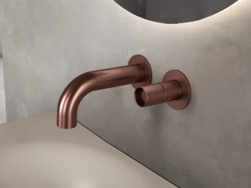 WATERTUBE - 2 hole single handle stainless steel washbasin mixer by Rubinetterie Treemme - view 2